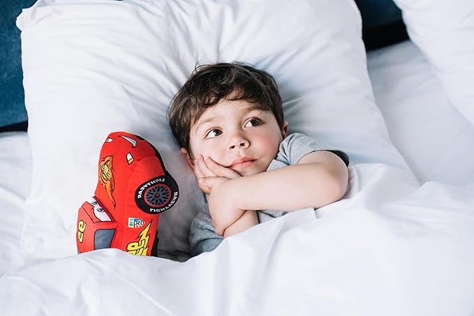 Cars Plush Stuffed Lightning Mcqueen Red Pillow Buddy - Kids Super Soft Polyester