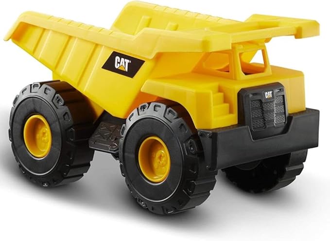 Dump Truck Toy Construction Vehicle – 10" Plastic Action Vehicle with Articulated Buckets for Indoor & Outdoor Play. Ages 3+