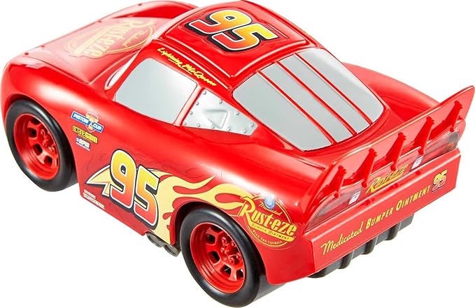 Disney Pixar Cars Track Talkers Toy Vehicles, Lightning McQueen Talking Car, 5.5-inch Character Collectible