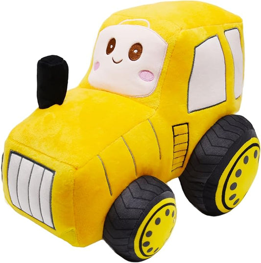 Soft Plush Tractor Stuffed Truck Toy Super Cute Car Plushie