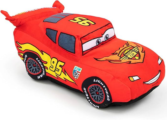 Cars Plush Stuffed Lightning Mcqueen Red Pillow Buddy - Kids Super Soft Polyester